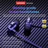 Lenovo Auricolari cablati Lenovo YF38 Tipo-C/3,5 mm Cuffie da gioco Suono dinamico di livello HiFi Auricolari a bassissima latenza con microfono Anti-groviglio