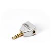 linsoul DDHIFI DJ35L Adattatore compatto a forma di L da 3,5 mm con cablaggio OCC placcato argento e design compatto ottimizzato