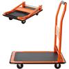 BLACK & DECKER Carrello Portapacchi Pieghevole Portatutto 4 Ruote a Pianale Portata 80Kg