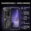 Blackview Cellulare da esterno Blackview ROCK 2 Viola: 5G, batteria da 15000 mAh, Android 16, 24 GB di RAM, 256 GB di ROM, display da 6,67" a 120 Hz, ricarica rapida da 33 W, NFC, smartphone robusto