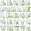 Xzhloym Formine per Biscotti a Forma di Lettera dell'Alfabeto, 7,6 cm, 26 Pezzi, in Acciaio Inox, Set di Formine per Biscotti, Pasta di Zucchero, Frutta, Strumenti per Compleanni, Natale, Capodanno