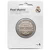 MOCIWORLD Real Madrid - Edizione Speciale con Stemma e iscrizione The Best Team der Welt, Edizione da Collezione, placcata cromata, Licenza Ufficiale