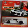 Matchbox Chevrolet Chevy Corvette 2023 Bianco 1:100 Scala 31/100 Serie Modellino Auto Adulti Unisex