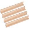 Trimming Shop Porta Lettere Di Ricambio Per Piastrelle, Vassoio in Legno Supporto Per Giochi Da Tavolo, Attività Di Apprendimento Dell'ortografia, Arti E Mestieri, Fai Da Te, Lunghezza 36 Cm, 4 Pezzi