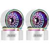 INJORA 1.9 Beadlock Cerchio Ruota Alluminio Ruota Offset -10mm per 1/10 RC Crawler SCX10 PRO TRX4 VS4-10 Gen8 (Arcobaleno Tutti)
