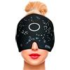 EYRA Fascia per Mal di Testa e Emicrania 360º - Cappello Mal di Testa con Gel di Ghiaccio Riutilizzabile - Cuffia per Mal di Testa e Emicrania Caldo o Freddo per Sollievo da Sinusite, Stress e Dolore