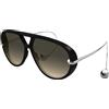 Bottega Veneta Occhiali da Sole Bottega Veneta Drop Aviator BV1273S 010