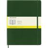 Moleskine Classic Notebook, Taccuino a Quadretti, Copertina Morbida e Chiusura Elastica, Formato XL 19 x 25 cm, Colore Verde Mirto, 192 Pagine