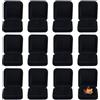 FINGERINSPIRE 12 Pz Scatola per Esposizione di Distintivi in Velluto 53x58mm Custodia per Spille Quadrate Nere Custodia per Monete Commemorative in Velluto per Domestico Distintivi da Collezione