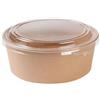 50 Ciotole Poke Da 750ml + 50 Coperchi - Contenitori Monouso Per Insalate, Poke Bowl, Sushi E Street Food