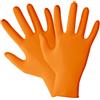 50 Guanti In Nitrile Arancione Da Lavoro 8.5gr - Taglia Xxl - Alta Resistenza E Comfort