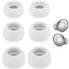 Hugfads 3 paia di tappi di ricambio per Galaxy Buds Pro - 3 misure - Custodia di ricarica abbinata - Cancellazione del rumore Bluetooth - Cuffie in silicone morbido (S/M/L)