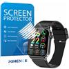 MIHENCE Pellicola Protettiva per T50S 1,85 Pollici Full Smart Watch TPU HD Pellicola Protettiva Compatibile con Uaue T50S / VKROBAG T50S / Donerton T50H 1,85 Smart Watch [6 pezzi]
