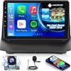 ETLFUCyber Autoradio Android 13 2G+64G per Ford Fiesta 2009-2014, Radio Touchscreen da 9 Pollici con Carplay Wireless e Android Auto/WiFi/GPS/Bluetooth/EQ/Radio FM RDS+Telecamera di Backup