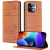 XINYEXIN Custodia in Pelle per Realme 16 Pro Plus/16 Pro+ 5G