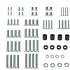PUTORSEN Kit Hardware di Montaggio Universale Compatibile con Televisori fino a 90 Pollici, include viti M4, M5, M6 e M8, Rondelle e Distanziali, Kit Viti VESA per Staffa TV, Argento