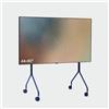 Pedestal Moon Rollin' Porta TV con Ruote | Piedistallo TV Moderno per Soggiorno | Carrello TV dal Design Danese | Mobile tv con Ruote | Porta TV dal Design Danese (Blu)