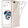 REY Cover in Gel TPU Trasparente per XIAOMI MI5X / XIAOMI Mi 5X / MiA1 / Mi A1, Ultra Sottile 0,33 mm, Morbido Flessibile, Custodia Silicone