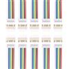 QUARKZMAN 10 Pcs MX 1.25mm 6 Pin Connettore Maschio Singola Testa con Cavo 28 AWG 150mm e Connettore Femmina per Altoparlanti, Strisce LED, Piccoli Elettrodomestici