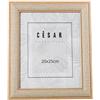 DRW Set di 12 Portafoto Vari in Tessuto e DM con Display da 20 x 25 cm in Beige 25 x 20 x 1,5 cm