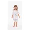 Gary Pigiama Gary neonata bambina manica corta puro cotone jersey R15021, ROSA