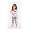 Gary Pigiama Gary neonata interlock bambina Q10006, ROSA CHIARO
