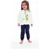 Gary Pigiama invernale Neonata serafino bambina felpa Gary N10023, LATTE