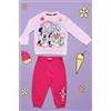 Sabor Pigiama cotone estivo Minnie Disney neonata bambina DY32K4149, ROSA CHIARO