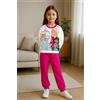 Disney Pigiama cotone felpato Principesse Disney neonata bambina DY32A8270, PANNA/CILIEGIA