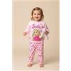 Sabor Pigiama caldo cotone Barbie interlock neonata bambina MT32K2054, ROSA CHIARO