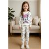 Disney Pigiama cotone felpato Minnie Disney neonata bambina DY32A1409, PANNA
