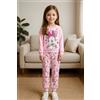Disney Pigiama cotone felpato Minnie Disney neonata bambina DY32A1409, ROSA