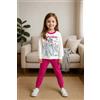 Disney Pigiama cotone felpato Principesse Disney neonata bambina DY32A6378, PANNA/FRAGOLA