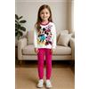 Disney Pigiama caldo cotone Minnie Disney interlock neonata bambina DY32A1433, PANNA/FRAGOLA