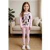 Disney Pigiama caldo cotone Minnie Disney interlock neonata bambina DY32A1429, ROSA