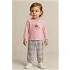 Noidinotte Pigiama neonata bambina interlock Noidinotte FT734, ROSA