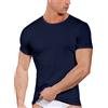 NAVIGARE MAGLIA NAVIGARE COTONE ELASTICO MEZZA MANICA GIROCOLLO UOMO 570 BLU