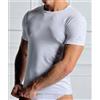 NAVIGARE MAGLIA NAVIGARE COTONE ELASTICO MEZZA MANICA GIROCOLLO UOMO 570 BIANCO