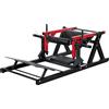 SPORTNOW Hip Thrust Machine, Glute Bridge with 270 kg Plate Load, Weight Holder, Red | Aosom Italy
