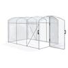 Outsunny Serra tunnel, calpestabile, telo trasparente, telaio in acciaio zincato, 3 x 2 x 2m | Aosom Italy