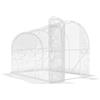 Outsunny Serra da giardino a tunnel 3 x 2 x 2 m 6 m² con porta a cerniera telo in PE 150 g/m² per ortaggi piante fiori | Aosom Italy