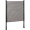 Outsunny Pannello recinzione da giardino frangivista in metallo per esterno con piedi o paletti da piantare, modulare, 93L x 22l x 124H cm | Aosom Italy