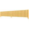 Outsunny Recinzione da giardino in legno Pannello decorativo resistente e facile da installare per cortile prato sentiero 176x38 cm naturale | Aosom Italy