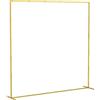 Outsunny Support per arco di sfondo in metallo dorato per matrimonio, 2 m, arco da giardino, matrimonio, arco per palloncini e fiori | Aosom Italy
