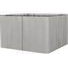 Outsunny Tenda di ricambio per gazebo, set da 4, per gazebo 3x3m, 302x205cm, Grigio chiaro | Aosom Italy