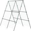 Outsunny Graticcio, con rete protettiva per piante, regolabile in altezza e larghezza, acciaio, verde, 1,8 x 1 x 1,8 m | Aosom Italy