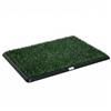 PawHut Tappetino Erboso Lavabile per Cani con Erba Artificiale e Vassoio per Uso Interno ed Esterno 76 x 50,5 cm | Aosom Italy