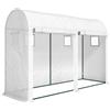 Outsunny Serra Tunnel da Giardino per Piante e Orto, Serra da Balcone con 2 Porte Avvolgibili e 4 Finestre, 3x1x2m | Aosom Italy