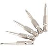 Tocekat 5 Pezzi Cacciaviti a Testa Triangolare, 50mm 1/4inch Punta Cacciavite Triangolari Magnetiche S2 Acciaio Cacciavite Triangolare per Trapani e Avvitatori 1,8/2,0/2,3/2,7/3,0mm