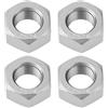YINETTECH 4 dadi completi M12 x 1,25 in acciaio inox, filettatura destra, compatibili con connessioni di macchinari e attrezzature